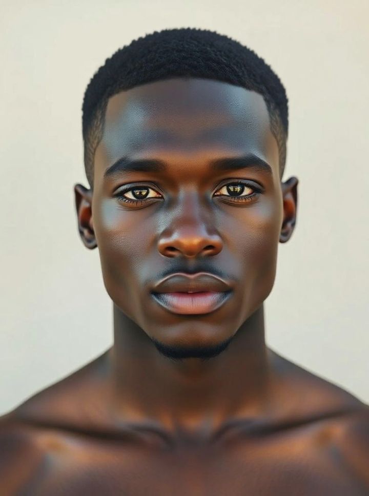 Mid taper fade rendered by Lineup