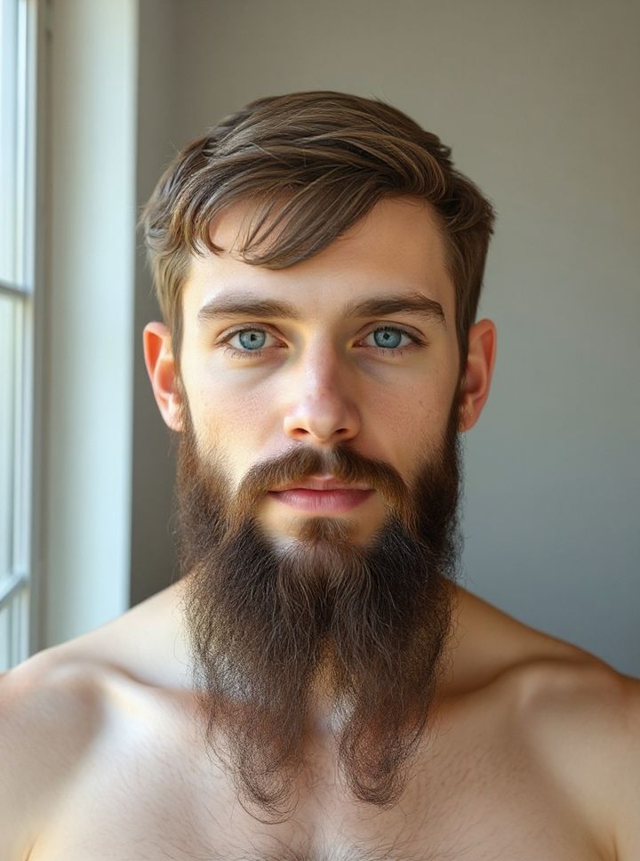Viking beard rendered by Lineup